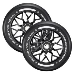 גלגל לקורקינט פעלולים Blunt Sector 115mm  – שחור/שחור
