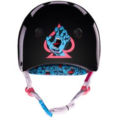 PRO-TEC LOW PRO HELMET SANTA CRUZ SIGNATURE EDITION, BLACK GLOSS
