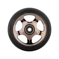 גלגל לקורקינט פעלולים Drone Luxe 3 Dual-Core Feather-Light 110mm Smoked Chrome