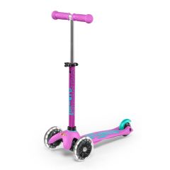 קורקינט 3 גלגלים לילדים Mini Micro Deluxe לד לבנדר