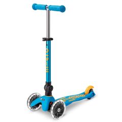 קורקינט 3 גלגלים לילדים Mini Micro Deluxe לד מתקפל אושן